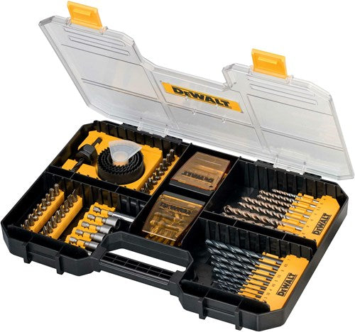Accessori Dewalt Set da 100 pezzi di viti, trapano e sega a tazza | dt71569-qz