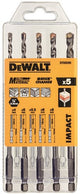 Dewalt accessoires 5-delige impact steenboren set - dt60099-qz