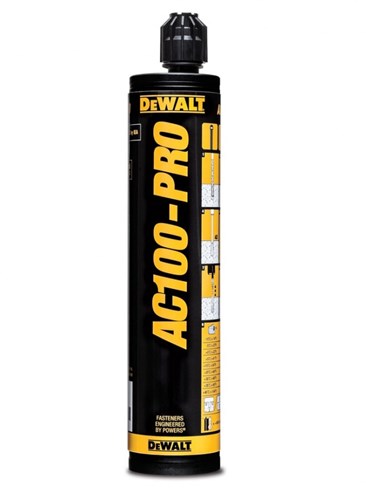 Accesorios dewalt anclaje adhesivo ac100-pro 300ml - dfc1230050