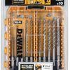 Accesorios Dewalt juego de brocas para hormigón sds+ xlr | 10 piezas | en caso difícil - dt70752-qz