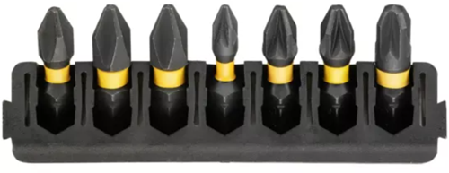 Juego de puntas de accesorios Imp Dewalt | titular + acto de torsión | 25 mm | conjunto de bits | h1 x1, pbitset | h2 x2, pz1 x1, pz2 x2, pz3 x1 - dt70809-qz