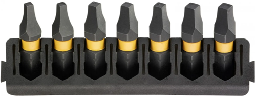 Set di punte per accessori Imp Dewalt | titolare + atto torsione | 25 mm | sq1x2, sq2x3, sq3x2 - dt70815-qz