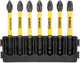 Set di punte per accessori Imp Dewalt | titolare + atto torsione | 57 mm | bitset | h1 x1, pbitset | h2x2, pz1x1, pz2x2, pz3x1 - dt70819-qz