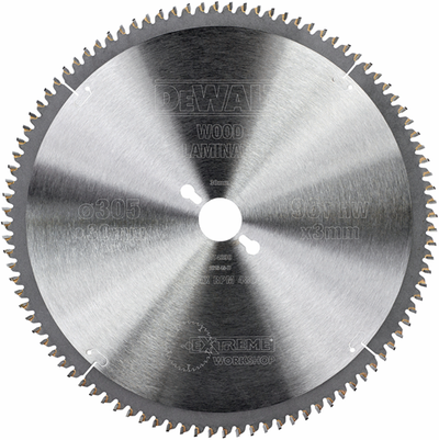 Hoja de sierra circular Dewalt para laminado | extremo | ø 305mm agujero eje 30mm 96t - dt4290-qz