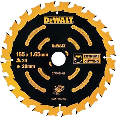 Accessori Dewalt lama sega circolare finitura 165x20x24t, tacca 1,65mm - dt10624-qz