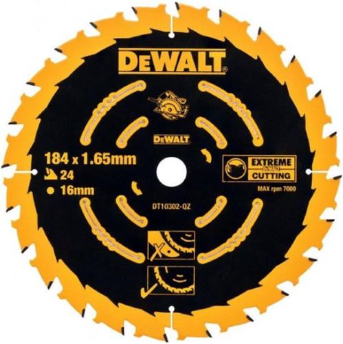 Accesorios DeWalt | hoja de sierra circular | 184x16x24t - dt10302-qz