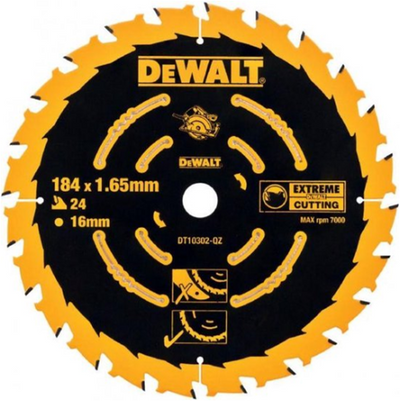 Accessori Dewalt | lama per sega circolare | 184x16x24t - dt10302-qz