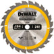 Accesorios Dewalt hoja de sierra circular 184x16x24t, positiva 16°, muesca 1,8mm - dt1939-qz