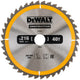 Accessori Dewalt lama per sega circolare da cantiere dt1953 - 216x30x40t - legno - dt1953