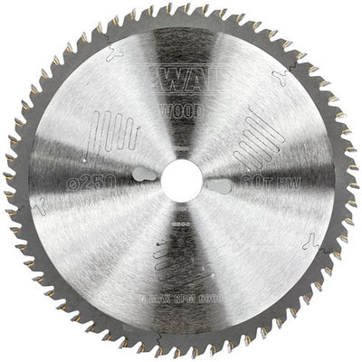 Accessori Dewalt lama sega circolare 250x30x60t, dentatura alternata, positiva 10°, tacca 3,0mm - dt4351-qz