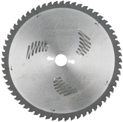Accessori Dewalt lama per sega circolare 305x30x60t, dentatura alternata, negativa 5°, tacca 3,0mm - dt4331-qz