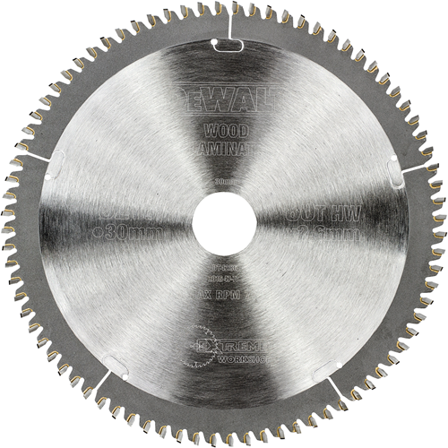 Dewalt accessoires dewalt dt4286-qz - cirkelzaagblad - 216mm - 30mm - 80 tanden