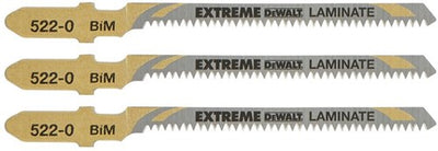 Accesorios dewalt hoja de sierra de calar bim extreme para curvas cortas en madera y laminado (t101aof) - dt2081-qz
