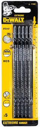 Dewalt accessoires dewalt dt2167-qz - brzeszczoty - voor hout - snel en grof - staal hcs