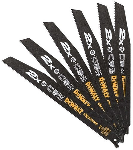 Accesorios Dewalt dt2301l-qz hoja de sierra alternativa 152 mm x 2,5 mm (5 piezas) - dt2301l-qz
