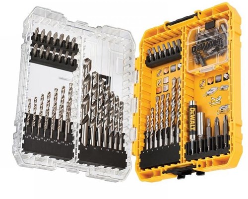 Accesorios Dewalt dt70761-qz | Juego mixto de broca y broca de 72 piezas - dt70761-qz