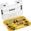 Accesorios Dewalt dt70763-qz | Juego de 85 piezas, taladros rápidos, taladros para metal, SDS+ para hormigón, puntas torx, estuche resistente - dt70763-qz