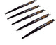 Dewalt accessoires dt99555-qz xr 203mm 6tpi reciprozaagbladen (5 stuks) - dt99555-qz