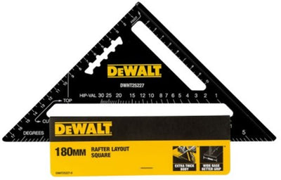 Accessori Dewalt dwht25227-0 triangolo da costruzione | quadrato della velocità | 180 mm | metrico - dwht25227-0