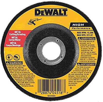 Accesorios Dewalt extreme 2x disco abrasivo para metal | 125 x 6,0 x 22,2 mm - dx7941-ae