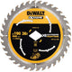 Dewalt accessoires extreme runtime cirkelzaagblad voor dcs577 190mm 36t (ruitvormig asgat) - dt40271-qz