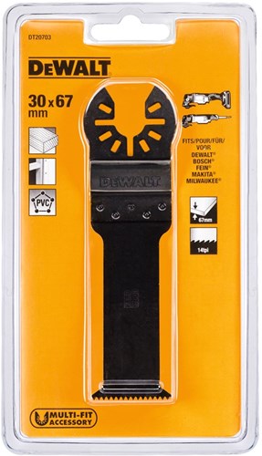 Accesorios Dewalt hoja de sierra de inmersión hcs madera dura 67x31mm - dt20703-qz