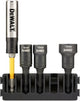Porta accessori Imp Dewalt + bussole esagonali magnetiche Act (pulibili) | 5 pezzi | 8mm, 10mm, 13mm + guida vite flextorq - dt70827-qz