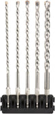 Soporte para accesorios Dewalt + conexión hexagonal multimaterial | 5 piezas | 4 mm, 5 mm, 5,5 mm, 6 mm, 8 mm - dt70830-qz