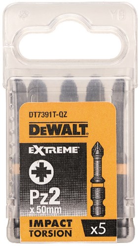 Imp accessori dewalt act torsione 50mm pz2 - dt7391t-qz