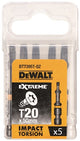 Dewalt accessoires impact torsion 50mm torx t20 - dt7395t-qz