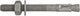 Accessori Dewalt ancoraggio passante ptb-g m12x105 zincato a caldo (25 pezzi) - dfm1150580