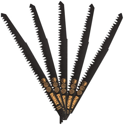 Accessori Dewalt lama per sega alternativa hcs 240x4,4-6,0 mm per segare velocemente e grossolanamente, ad es. potatura - dt2352-qz