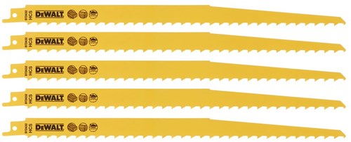 Dewalt accessories reciprocating saw blade hcs 305x8.5mm, wood - s1617k - dt2432-qz