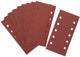 Accesorios dewalt lija 1 2, 115x228mm, velcro, 10 agujeros, k80 - dt8551-qz
