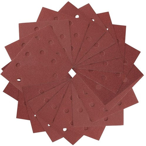 Dewalt accessoires schuurpapier 1 4, 115x115mm, geperforeerd, velcro, k240 - dt3035-qz
