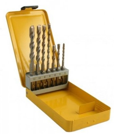 Accessori Dewalt SDS-plus set da 7 pezzi 5,6,8,10,12 | dt9701-qz