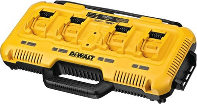 Dewalt dcb104 | Cargador rápido de 4 puertos | 12v-18v 54v xr | voltaje flexible - dcb104-qw