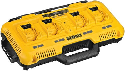 Dewalt dcb104 | Cargador rápido de 4 puertos | 12v-18v 54v xr | voltaje flexible - dcb104-qw