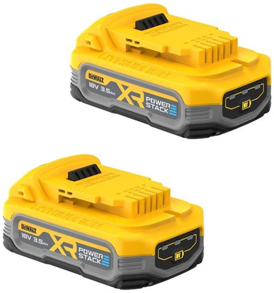 Dewalt dcbp318s2-xj | battery duopack | powerstack | 2x 18v xr | 3.5ah - dcbp318s2-xj