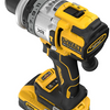 Trapano a percussione a batteria Dewalt dcd1007nt corpo senza spazzole | senza batterie e caricabatterie in T-stak - dcd1007nt-xj
