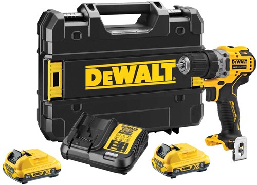 Dewalt dcd701d2-qw accuboormachine 12v 2,0ah li-ion - dcd701d2-qw