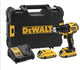 Dewalt dcd709d2t-qw trapano a percussione a batteria 18v 2.0ah ioni di litio in custodia tstak - dcd709d2t-qw