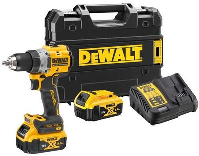 Trapano avvitatore a batteria Dewalt DCD800P2T-QW | 18v xr | 2 batterie 18 V 5,0 Ah + caricabatterie | in tstak-dcd800p2t-qw