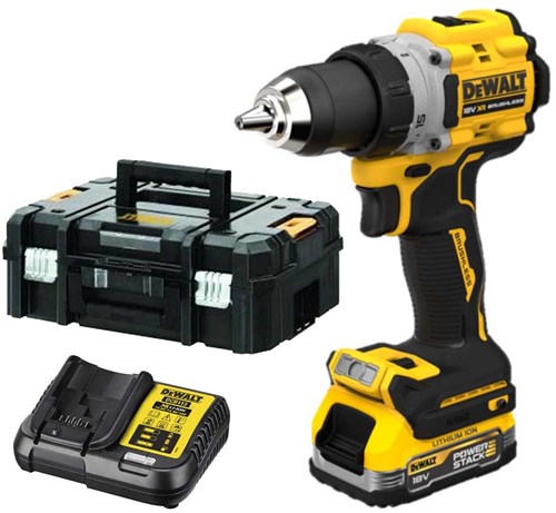 Dewalt DCD805E1T-QW - Cacciavite compatto 18V XR G3 | 1x power stack in tstak