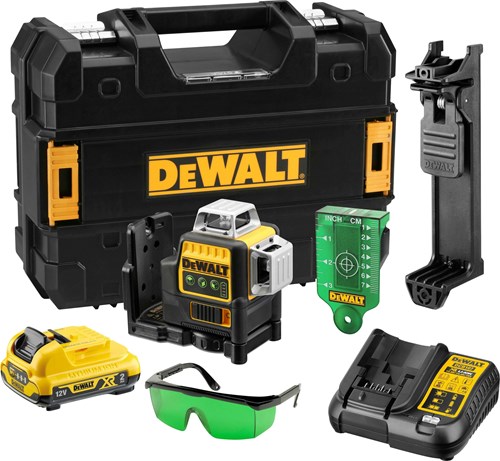 Dewalt dce089d1g laser a croce autolivellante 10,8v - laser verde - dce089d1g-qw