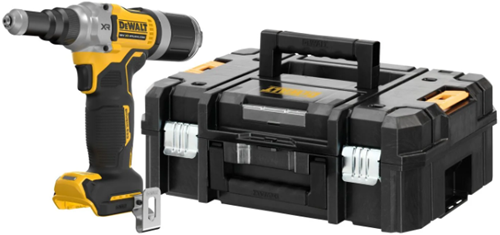 Dewalt dcf414nt-xj pinza per rivetti ciechi xr 6,3 mm | 18v| senza caricabatteria in tstak - dcf414nt-xj