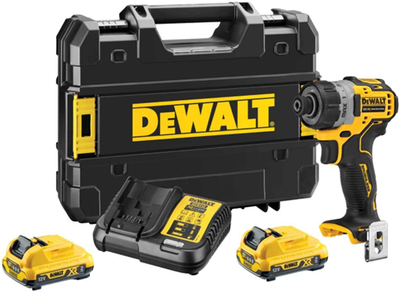 Dewalt dcf601d2 | cacciavite a batteria compatto | 1 4 | 12 volt | Ioni di litio 2.0ah - dcf601d2-qw