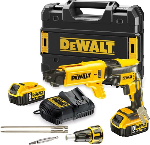 Dewalt dcf620p2k 18v xr brushless bandschroefmachine 2x 5.0ah set - dcf620p2k-qw