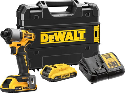 Dewalt dcf840d2t battery impact screwdriver 192nm 18v xr 2.0ah in tstak