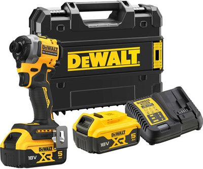 Dewalt dcf850p2t-qw | avvitatore a percussione a batteria | 18v| xr | impostare | Batteria 2x5,0 Ah